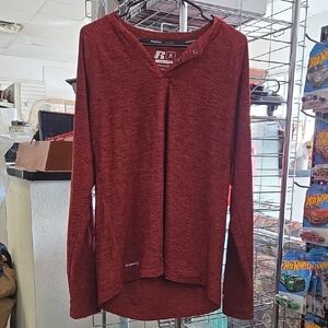 Reebok Women's Maroon Long Sleeve Tee